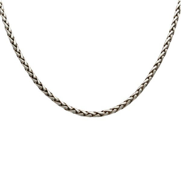 Cadena Espiga-Plata y Oro-Sin piedra-CD5042 sinpiedra