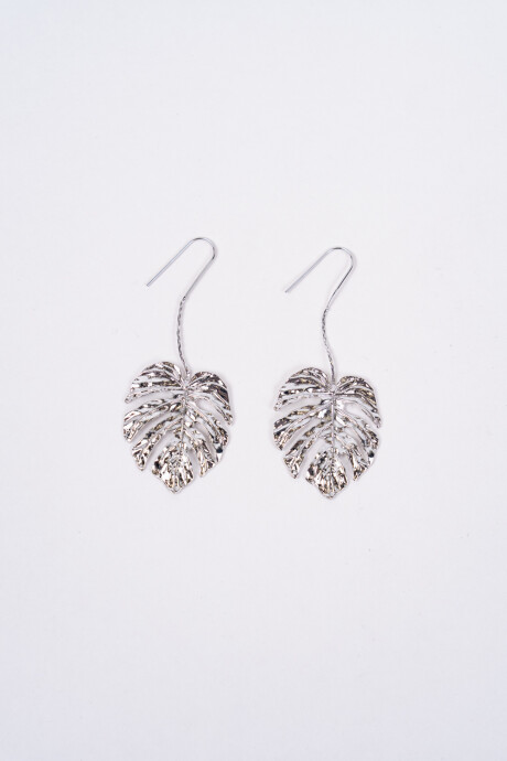 Caravana Hojas Plateado