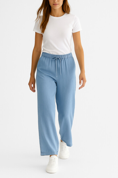 Pantalon Melb Celeste