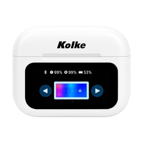 Auriculares Kolke Lcd Anc+Enc KAB-719 Blanco Auriculares Kolke Lcd Anc+Enc KAB-719 Blanco