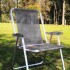 Sillón Alto Playa en Aluminio Super Reforzado Hasta 140 Kg Zaka Max GRIS