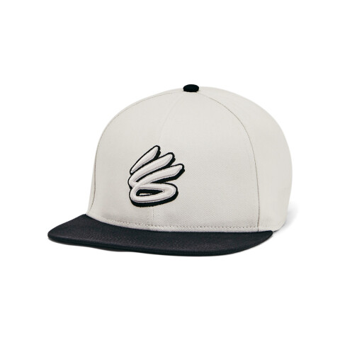 M Curry Flatbrim Snapback-WHT WHT-114
