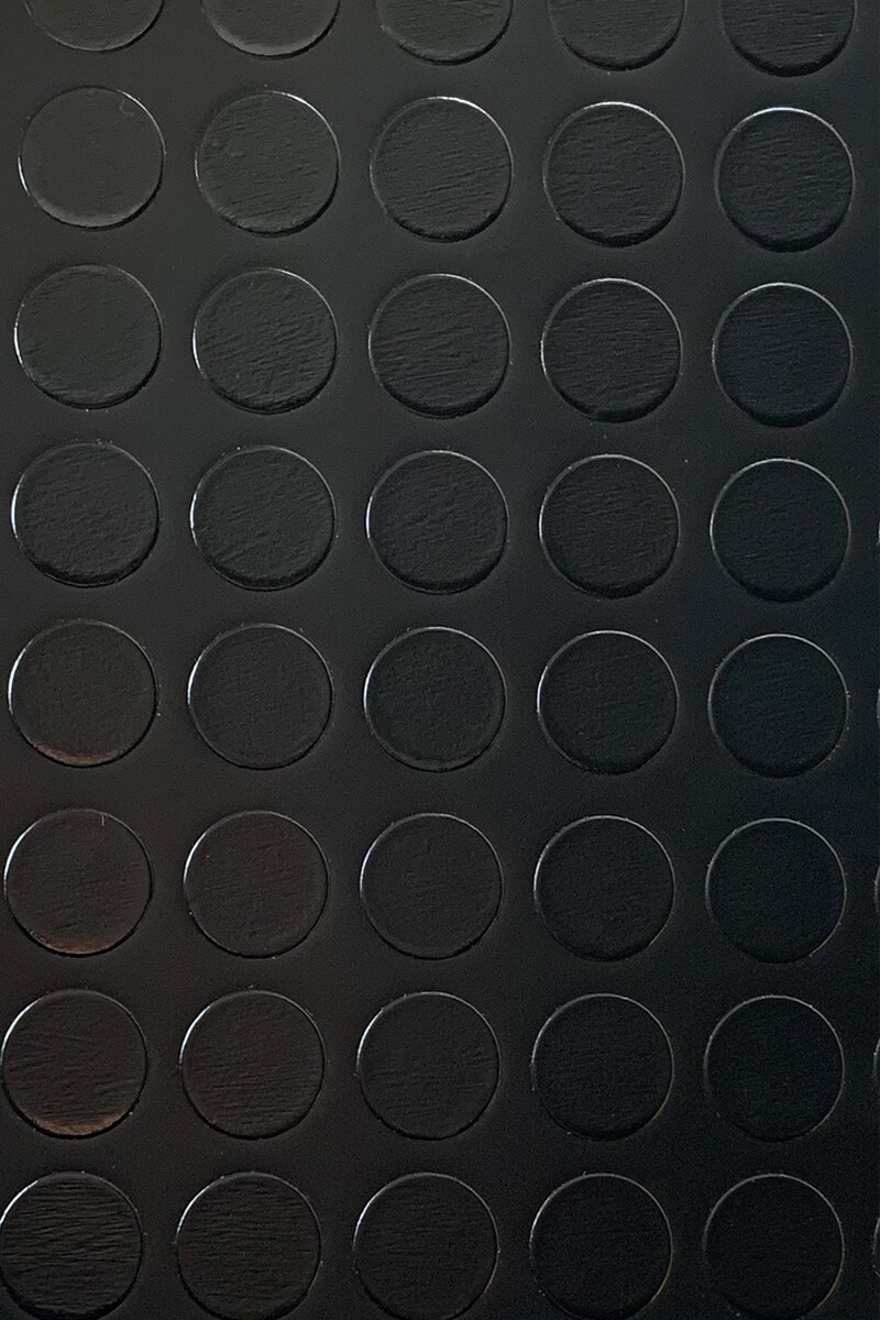 EMBOMAT PISO VINILICO EMBOMAT BOTONES BLACK A ANCHO 2M