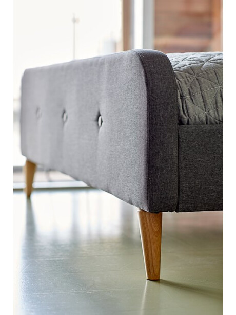 Estructura cama KONGSBERG Queen 160x200 gris Estructura cama KONGSBERG Queen 160x200 gris