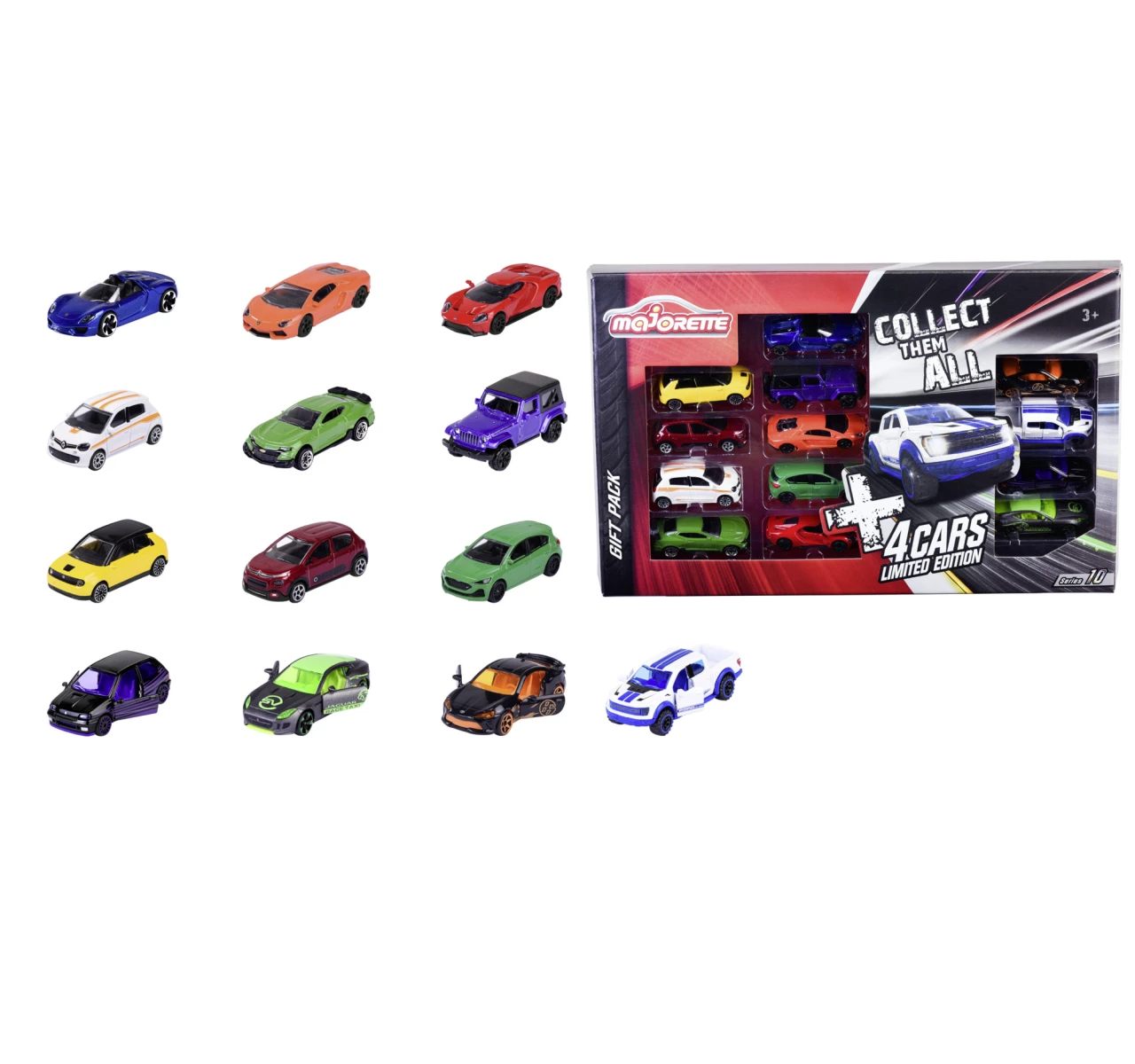Pack 9+4 Autitos Majorette Edición Limitada 