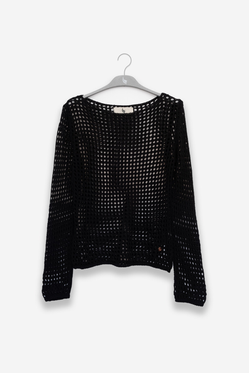 LU TIGER SWEATER Negro