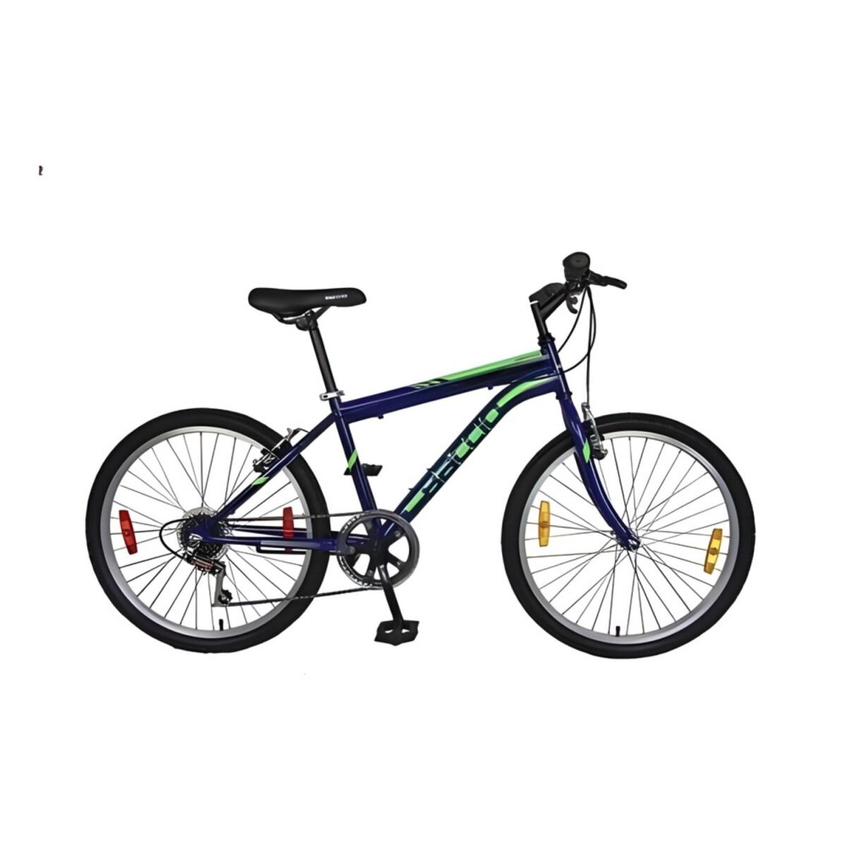 Bicicleta Montaña Baccio Alpina Man Rod 24 Con 6 Velocidades Azul 
