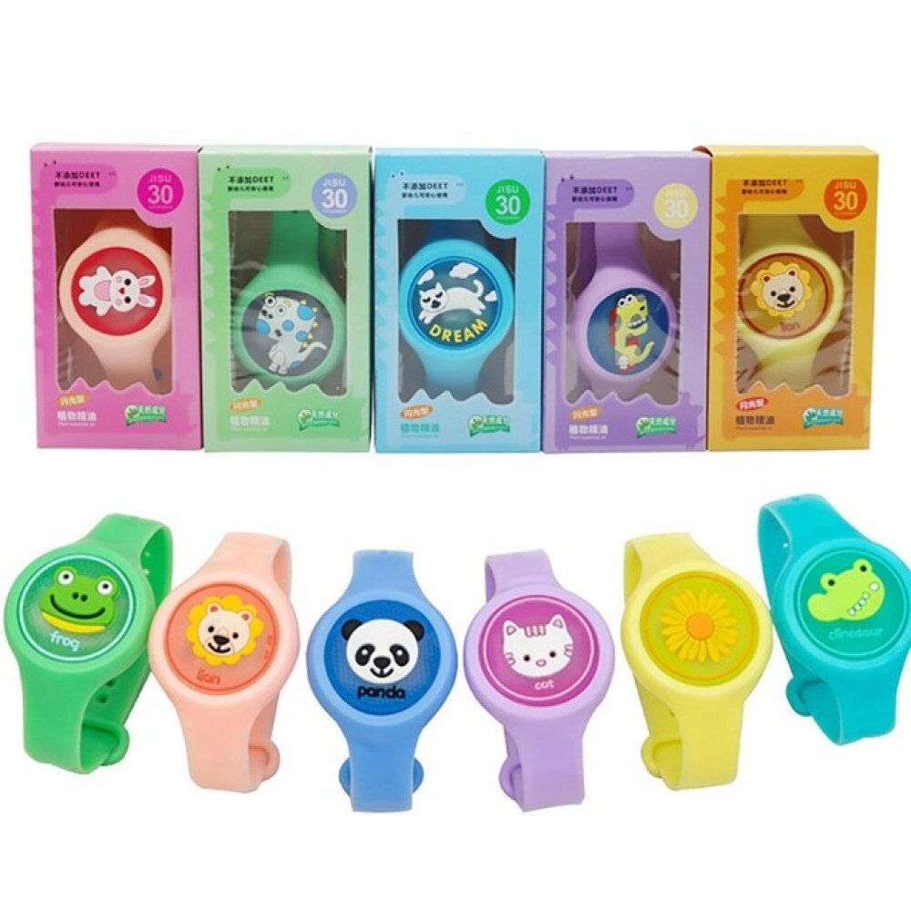 RELOJ PULSERA ANTI MOSQUITOS CON LUZ niño