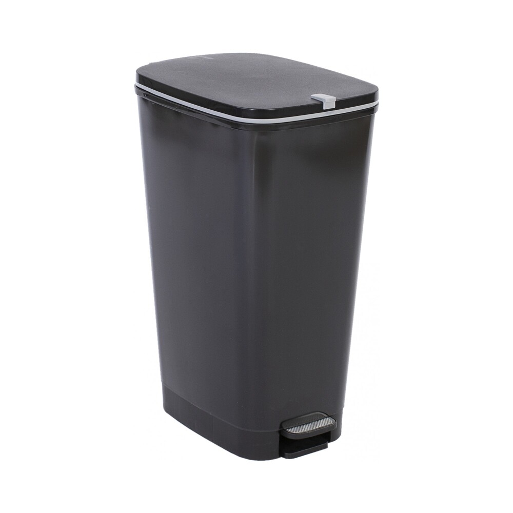 PAPELERA POLIPROPILENO NEGRO CHIC BIN 50 LTS