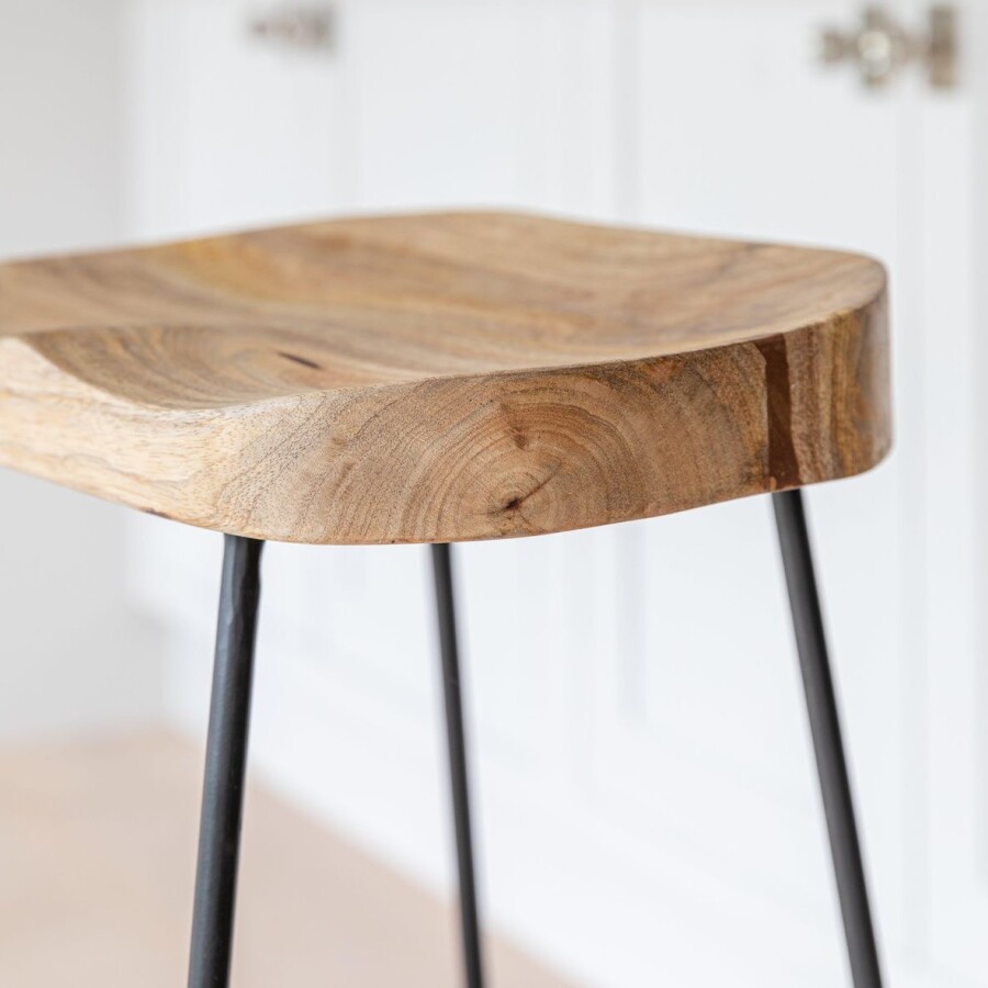 Banqueta Alta Industrial Black