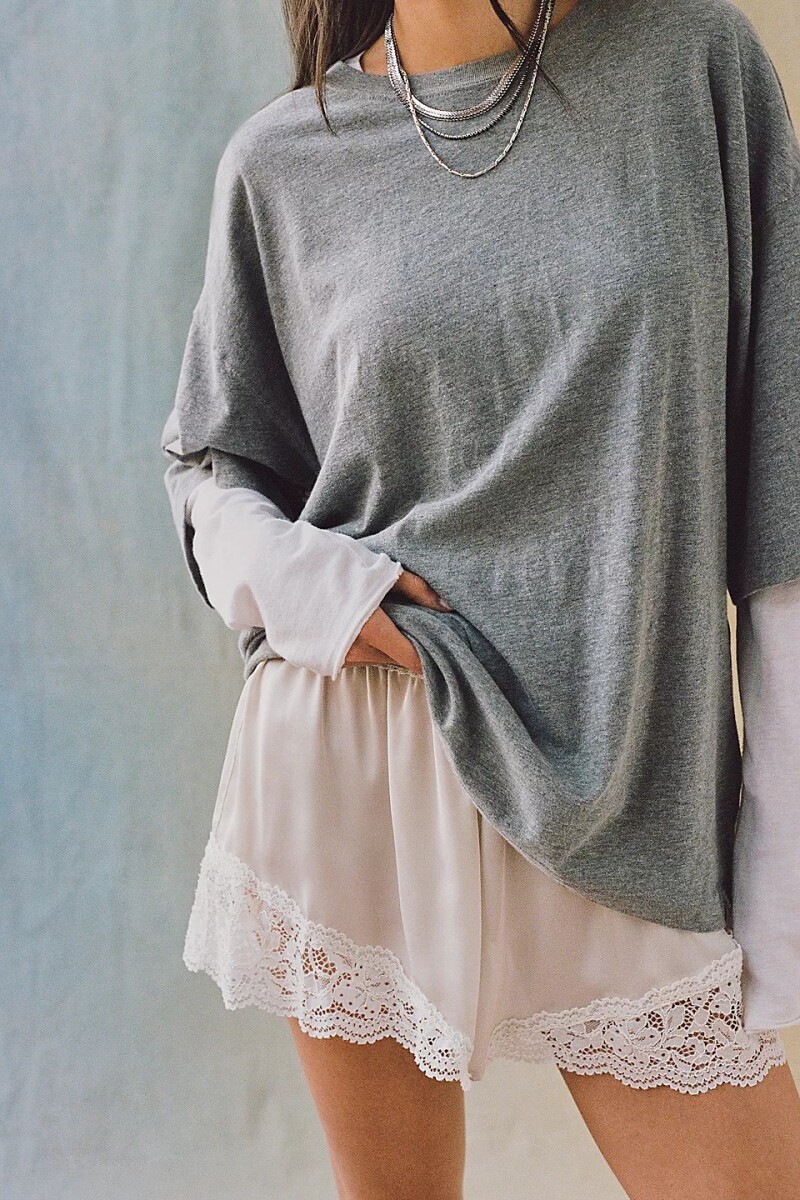 WTF PERFECT OVERSIZED TEE Gris