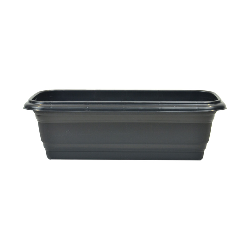 Maceta rectangular 3 lts NEGRO