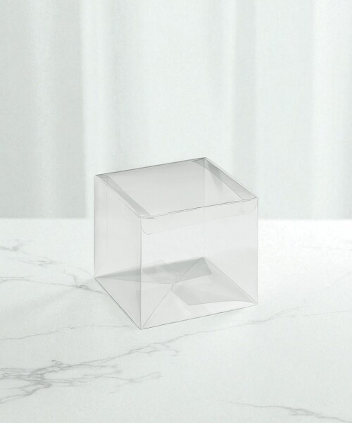 Caja transparente 9x9x9 cm. - TRANSPARENTE Caja transparente 9x9x9 cm. - TRANSPARENTE