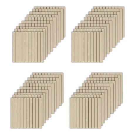 Placas autoadhesivas simil WPC 60x60cm X 40 Beige