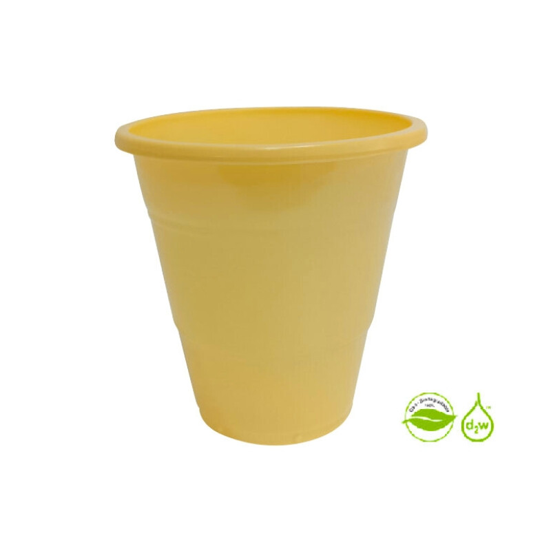 Vaso Biodegradable 360ml x10 Amarillo Pastel