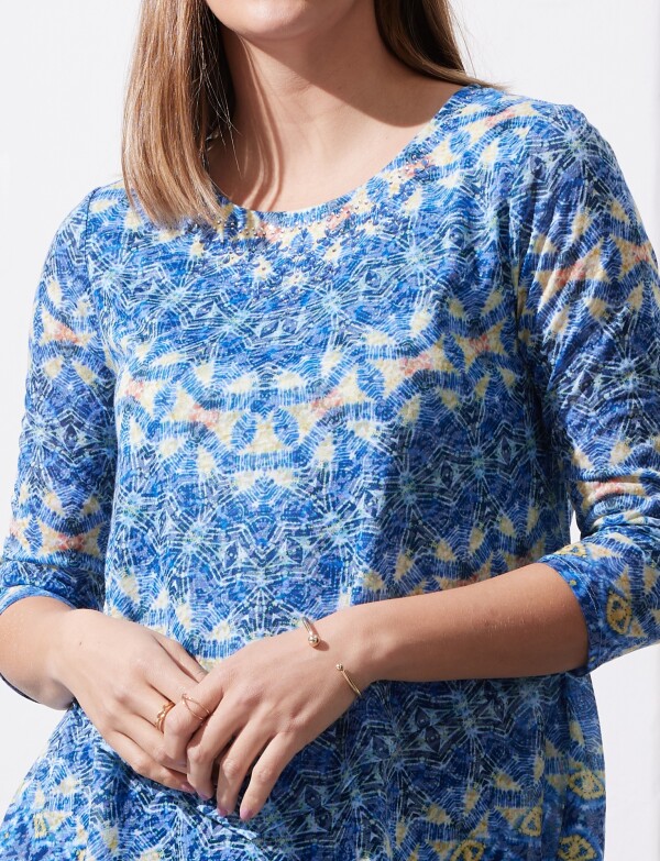 Blusa Brillos AZUL/MULTI