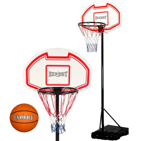 Tablero Basket C/ Base + Aro Metal + Pelota + Red Bkt001010