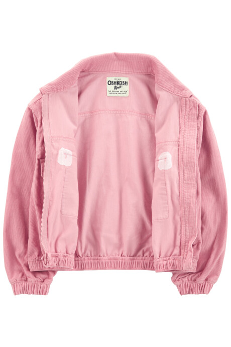 Campera de pana, rosada Sin color