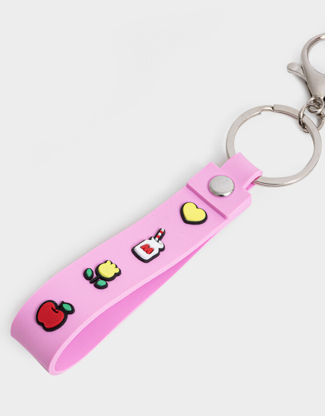 Llavero Silicona Llavero Y Charm De Monedero Hello Kitty - Combinacion Multicolor