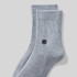 Medias The Everyday Quarter Crew Sock Unisex Classic Grey Heather
