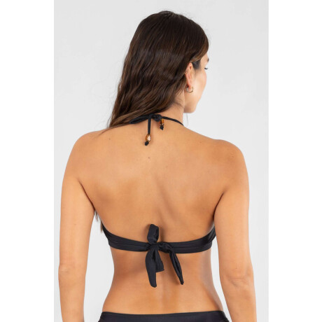 Top halter Negro