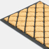 ALFOMBRA COCO/CAUCHO CRUZ 45X75CM Unica