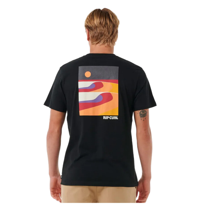 Remera Rip Curl Surf Revival Lined Up Tee Remera Rip Curl Surf Revival Lined Up Tee