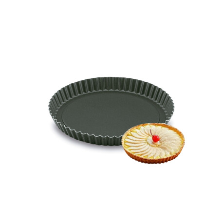 Tartalera rizada con base desmontable. De teflón 280 mm Lacor Tartalera rizada con base desmontable. De teflón 280 mm Lacor