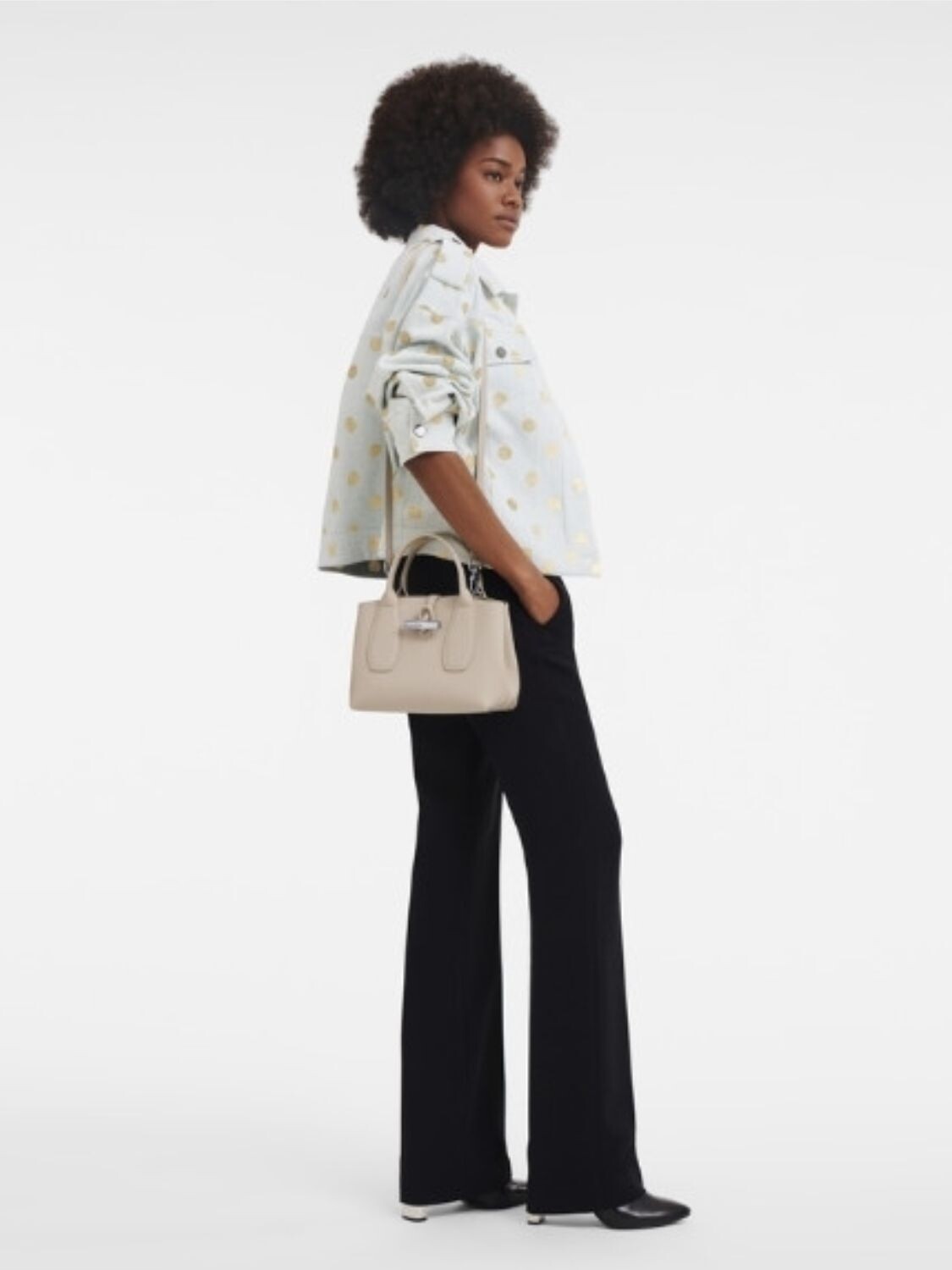 Longchamp -CROSSBODY LE ROSEAU S Beige