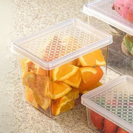 Caja organizadora M 1,3lts TRANSPARENTE