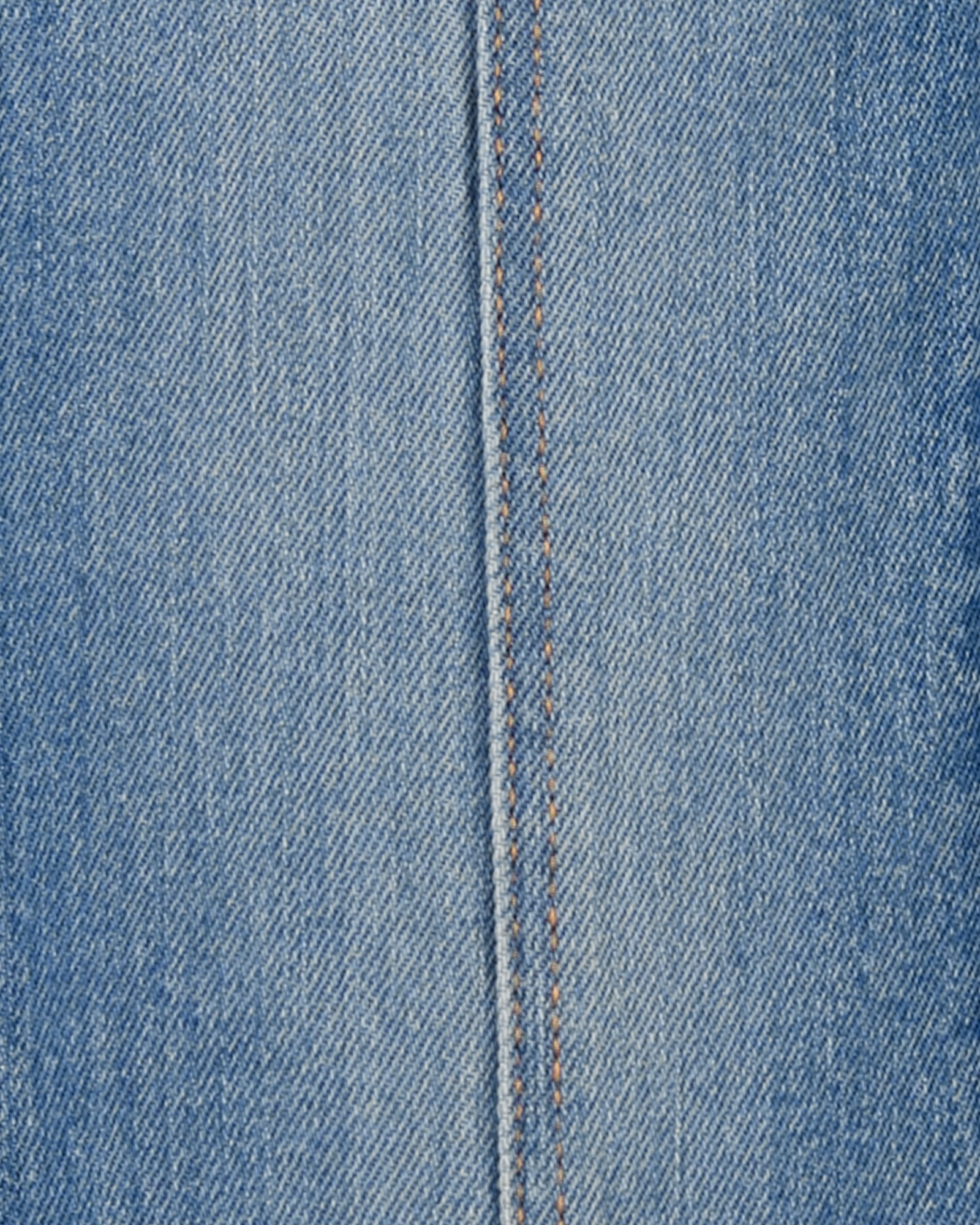 Pantalón jean, tiro alto, dobladillo dividido Pantalón jean, tiro alto, dobladillo dividido