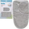Sobre swaddle de dormir BUBA para bebe gris