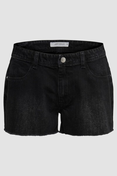 Short jeans con bolsillos Black Denim