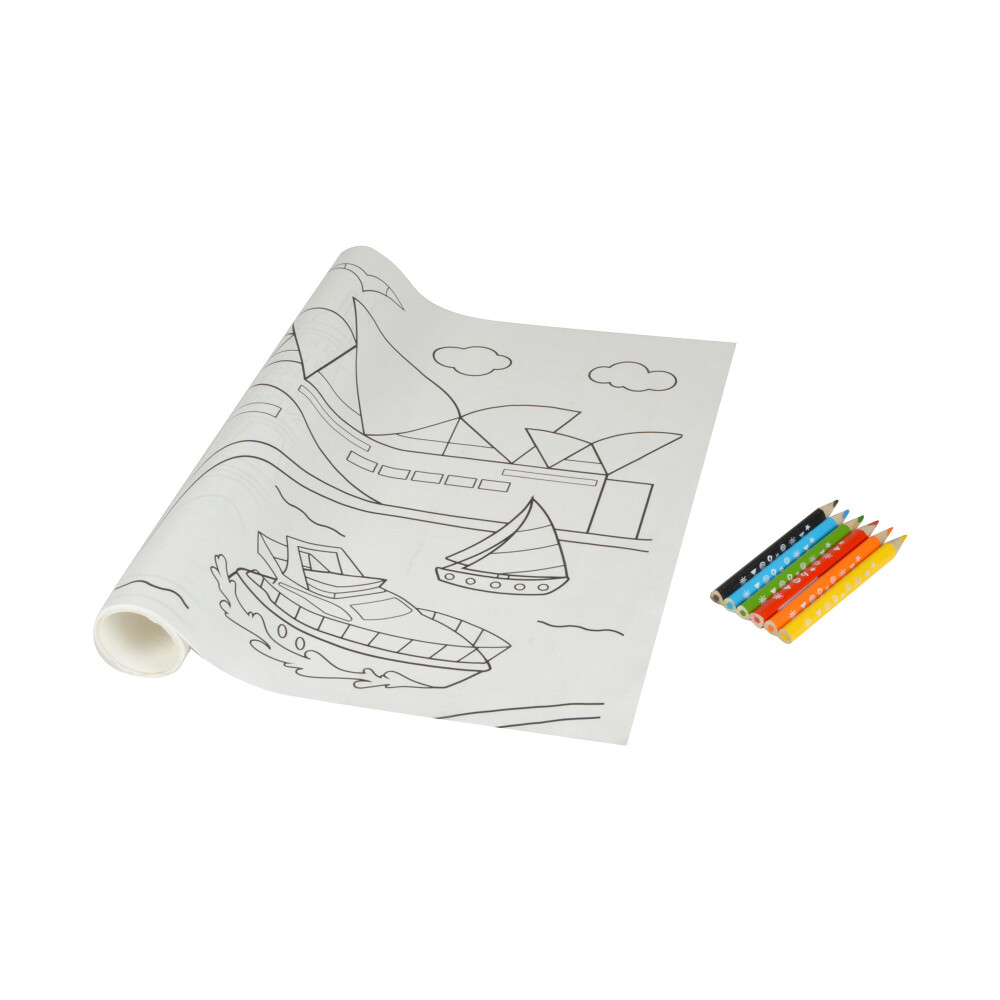 PÓSTER PARA COLOREAR BLANCO PAPEL WAME244