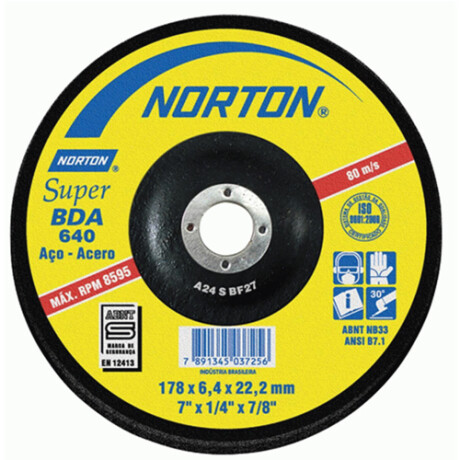 Disco Norton Desb.metal 9 " . Disco Norton Desb.metal 9 " .