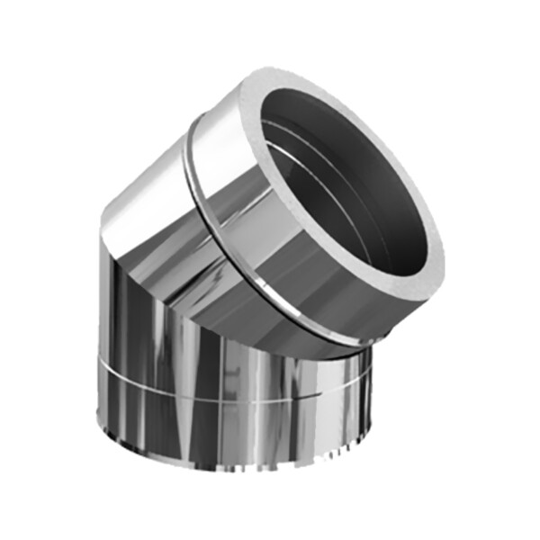 Codo De Acero Inoxidable Tromen 4" CODO CALEFACTORES TROMEN INOX 4" 32109