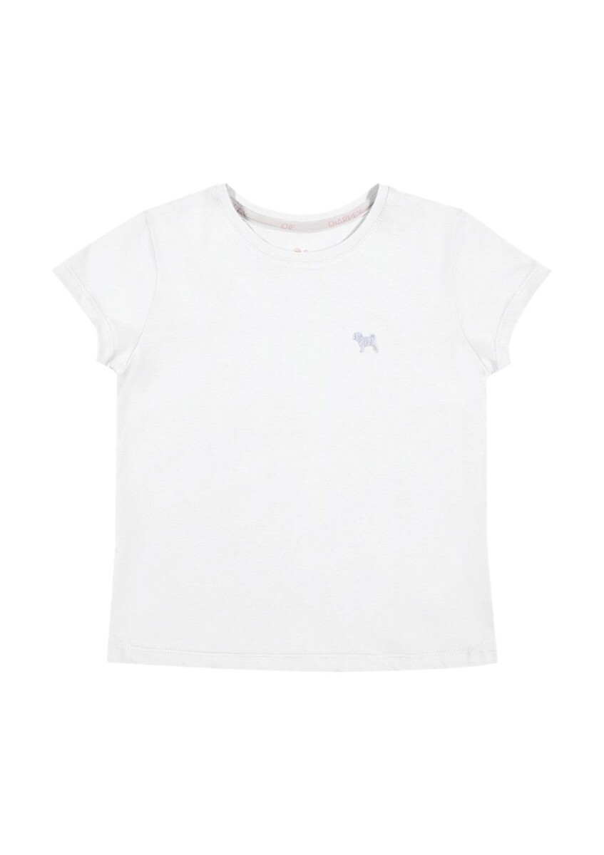 Blusa Manga Corta - Blanco 