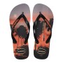Sandalias Havaianas Top Surfer I Hombre Acero Gris/Negro/Naranja Sunset