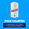 Pack Calefón James 60L cilindrico de Acero + Instalación Pack Calefón James 60L cilindrico de Acero + Instalación