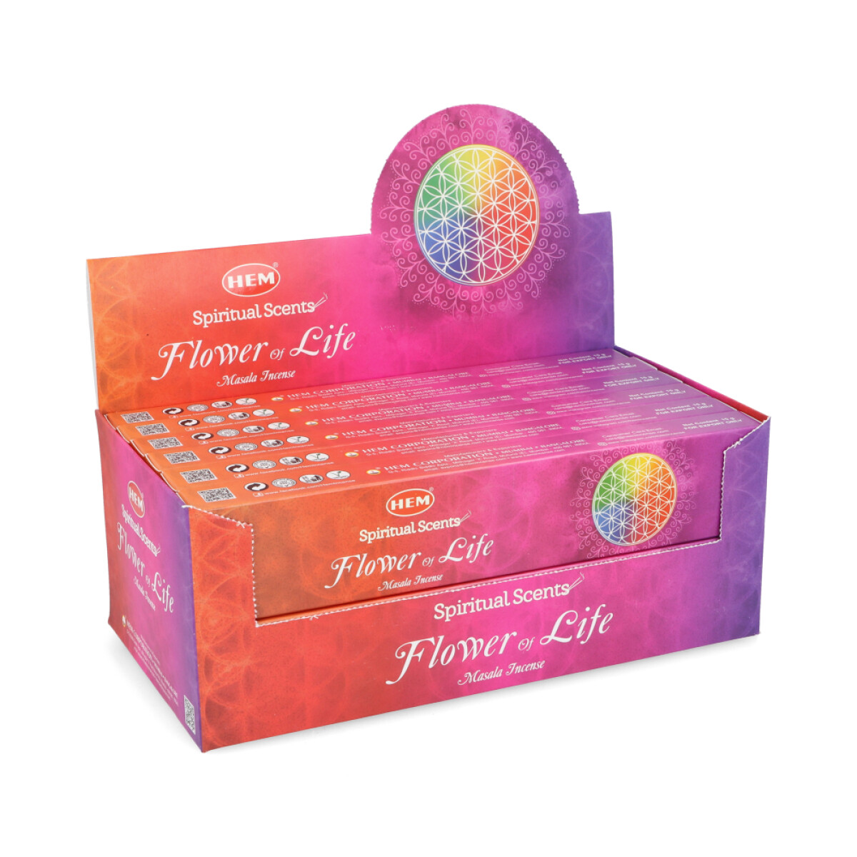 INCIENSO HEM PREMIUM 15 GR X12 - Flower Way Of Life 