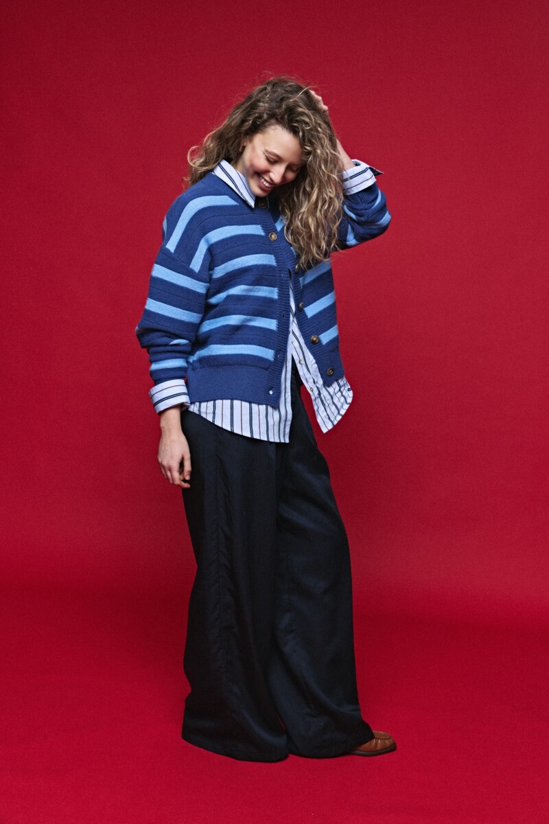 CARDIGAN STUD Azul