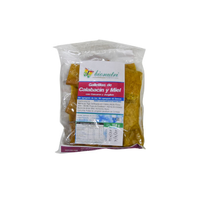 Galletas De Calabacín Y Miel Sin Sal Y Sin Azúcar Bionutri Galletas Calabacin Y Miel S/s