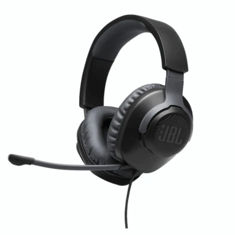 Auriculares Cableados Gamer JBL Quantum 100 Con Micrófono - Black Auriculares Cableados Gamer JBL Quantum 100 Con Micrófono - Black