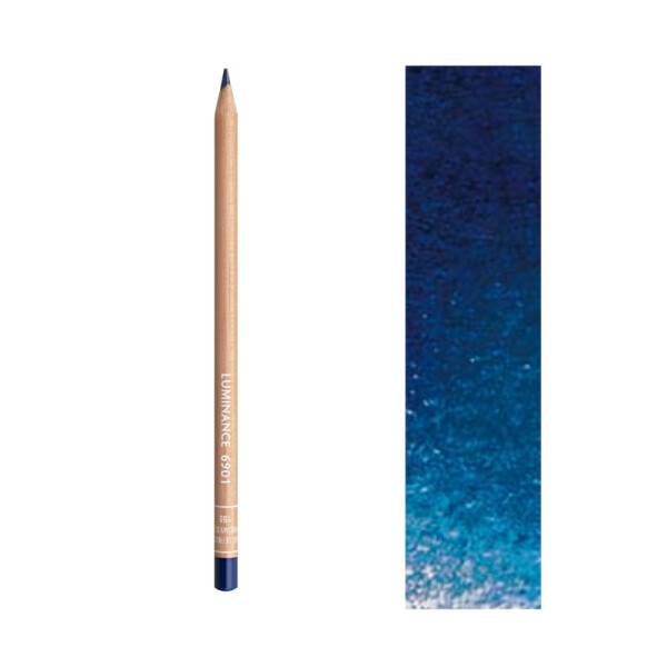 Lápiz Luminance Caran d'Ache Azules