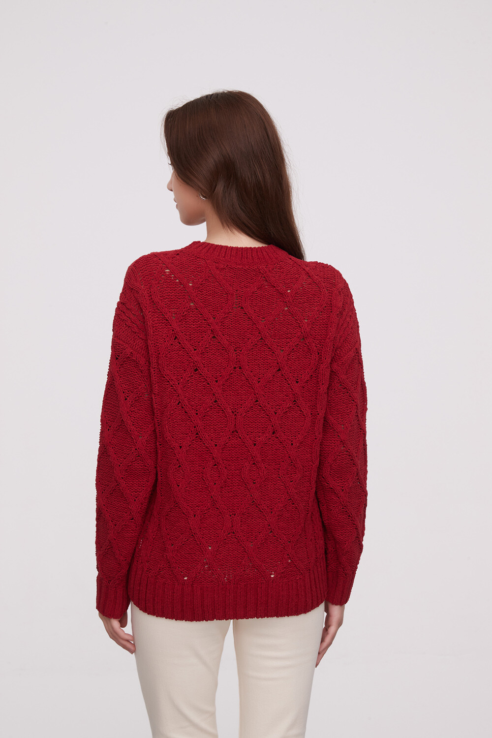 Sweater Loanina Rojo Oscuro