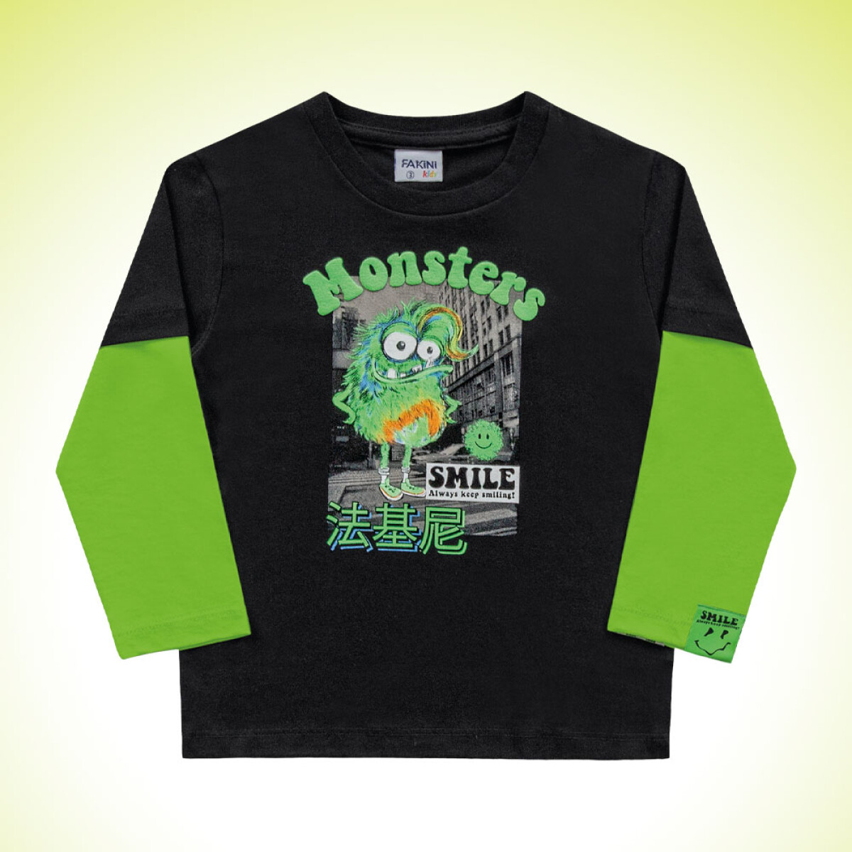 Remera niño Monster 