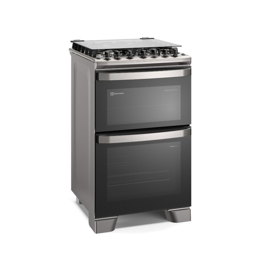 Cocina combinada Electrolux 4H doble horno EL-FE4DC inox. Cocina combinada Electrolux 4H doble horno EL-FE4DC inox.