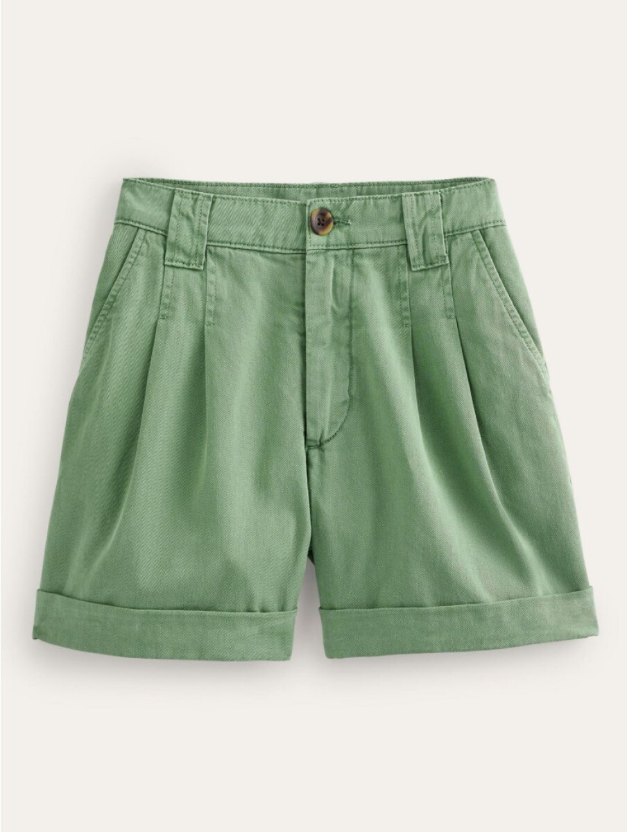 Short de lino - Verde 