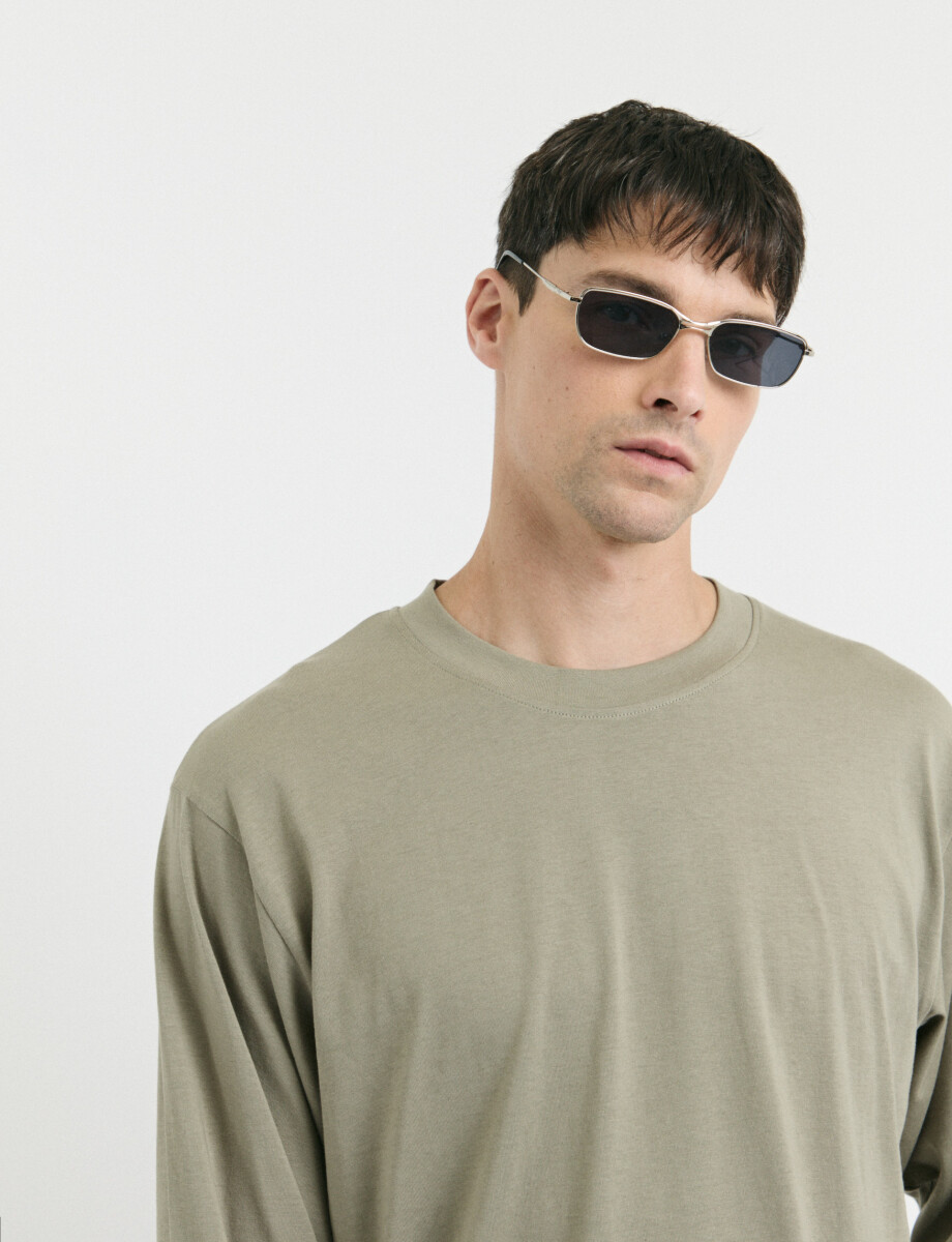 520682 T-SHIRT HARRINGTON LABEL Verde
