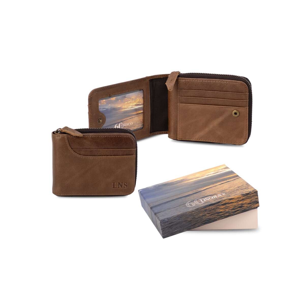 Billetera Hombre Jacob - Habano 